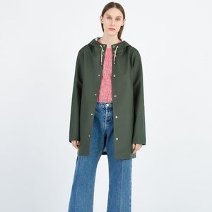 Stutterheim Green Raincoat